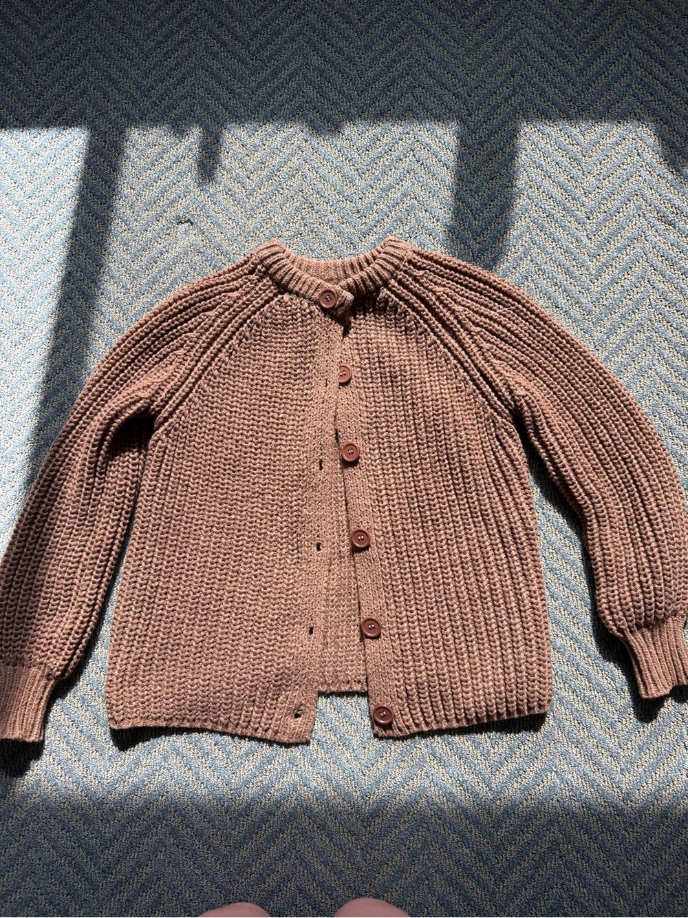 Amazon Women’s Dusty Rose Chunky Knit Cardigan